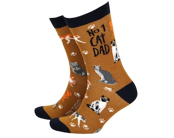 Men's No1 Cat Dad Socks