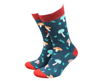 Men's Mushroom Bamboo Socks