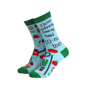 Women's Gardening Bamboo Gift Socks by Sock Therapy