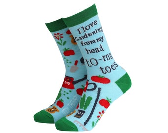 Women's Gardening Bamboo Gift Socks by Sock Therapy