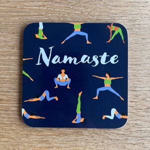 Namaste Coaster  - Drinks Coaster Gift from Smiling Faces