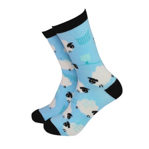 Meias femininas de bambu para presente de ovelha da Sock Therapy