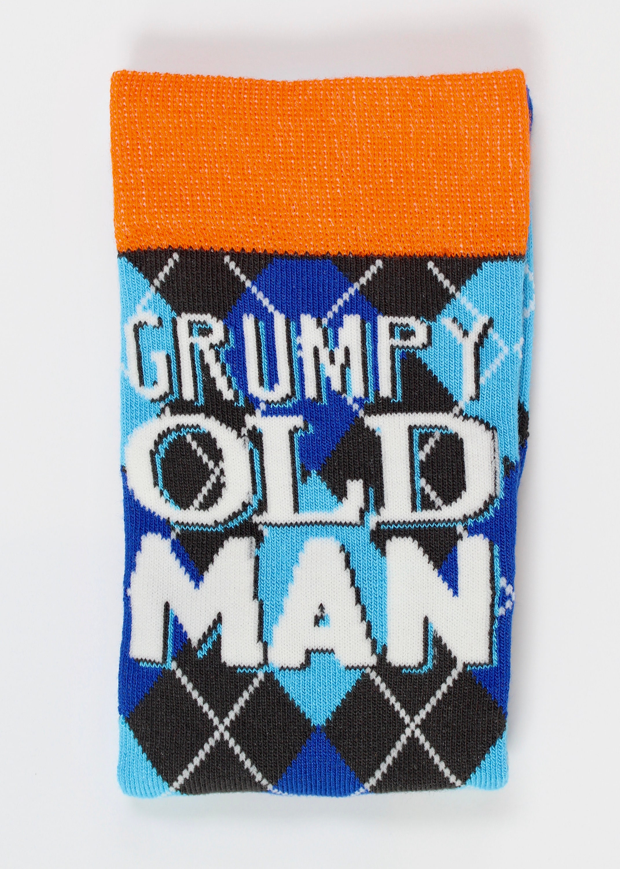 Grumpy Old Man Men's Bamboo Novelty Socks by Smiling Etsy