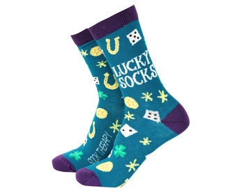 Lucky Bamboo Socks: Women's Novelty Crew Socks