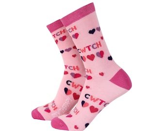 Women's 'CWTCH' Bamboo Gift Socks by Sock Therapy