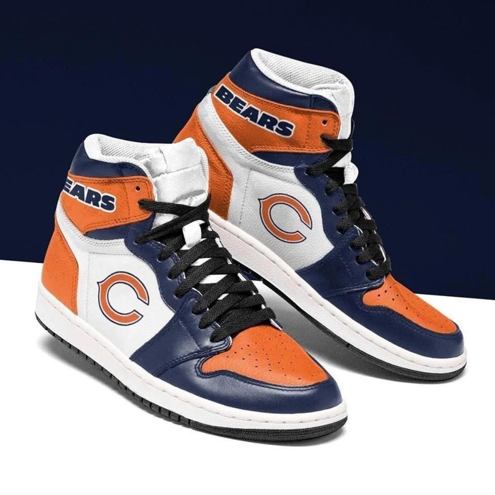 Chicago Bears Air Jordan 1 Sport NFL Men Shoes Shoes Gift | Etsy