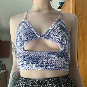 Crochet Underboob Cropped Top