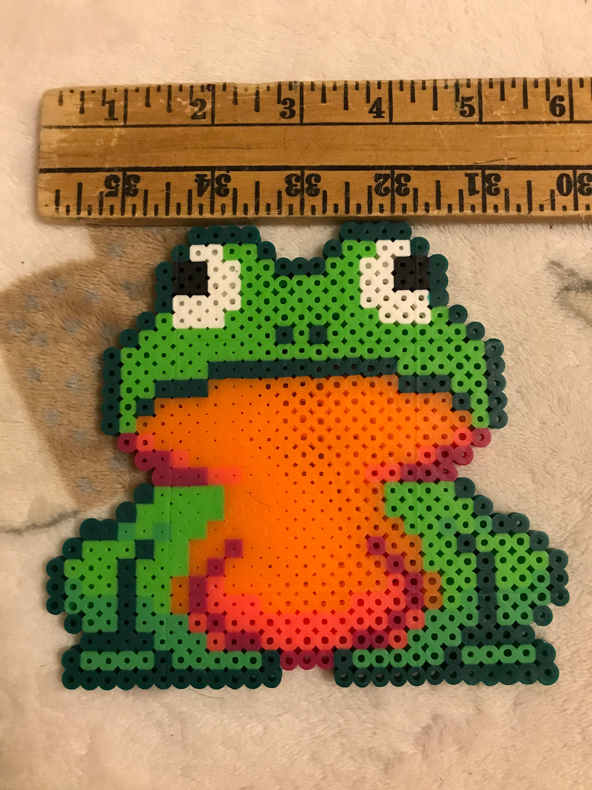 Custom Frog Perler Bead Art Etsy