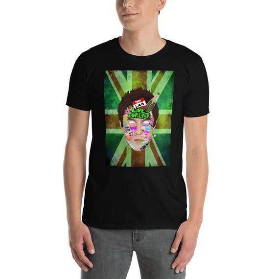 Liam Gallagher Inspired T-shirt Printed 