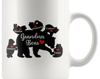 grandma bear moletom com capuz