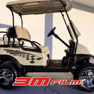 スピードストライプ E-Z ゴー ヤマハ クラブカー ゴルフカート 3M ビニールステッカー スポーツデカール カントリーキャンプ リフトカート ゴルフ