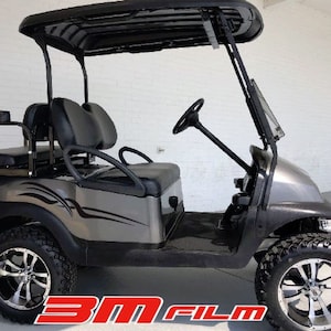 スイングストライプ E-z go ヤマハ クラブカー ゴルフカート 3M ビニールステッカー スポーツデカール カントリーキャンプグラフィック
