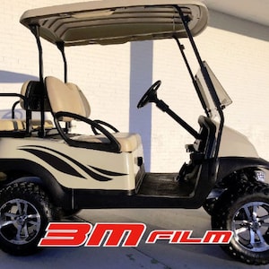 スリックストライプ E-Z ゴー ヤマハ クラブカー ゴルフカート 3M ビニールステッカー スポーツデカール カントリーキャンプ リフトカート ゴルフ