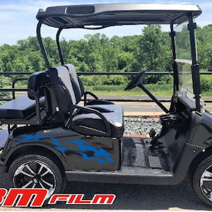 シュレッドストライプ E-Z ゴー ヤマハ クラブカー ゴルフカート 3M ビニールステッカー スポーツ デカール カントリー キャンプ