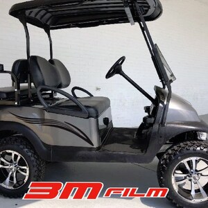 Hola ストライプ E-z go ヤマハ クラブカー ゴルフカート 3M ビニールステッカー スポーツ デカール カントリー キャンプ