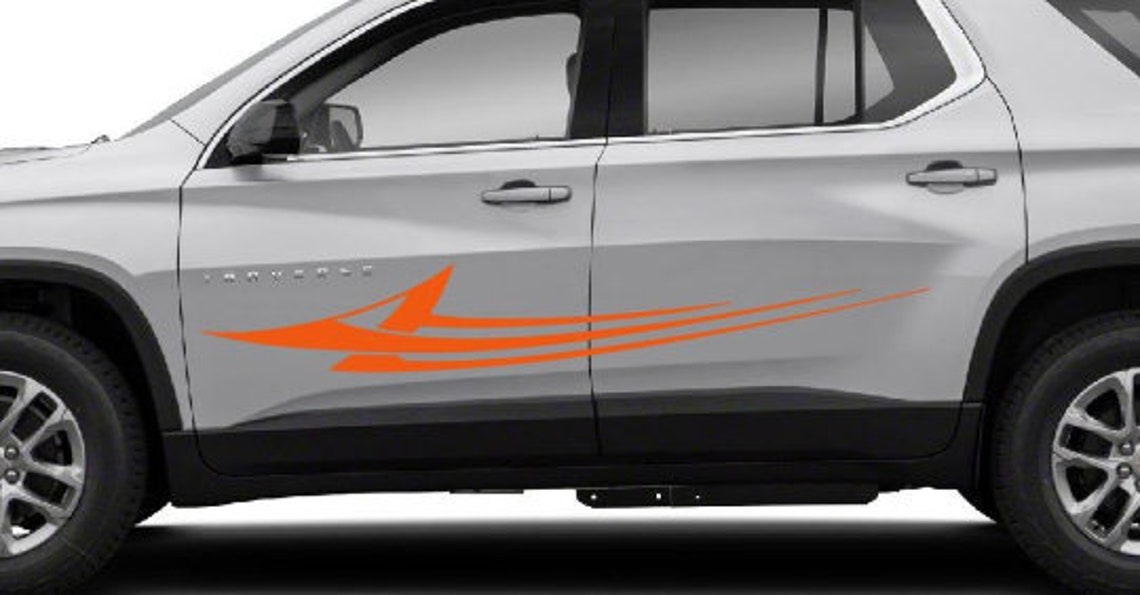 Rex Side Stripe Fits Chevy Traverse Chevrolet Vinyl Graphics Sticker 3M