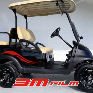 バレーストライプ E-Z ゴー ヤマハ クラブカー ゴルフカート 3M ビニールステッカー スポーツ デカール カントリー キャンプ