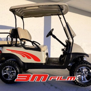 ウィッシュストライプ E-Z ゴー ヤマハ クラブカー ゴルフカート 3M ビニールステッカー スポーツ デカール カントリー キャンプ リフトカート ゴルフ