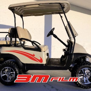 フック ストライプ E-z go ヤマハ クラブカー ゴルフカート 3M ビニールステッカー スポーツ デカール カントリー キャンプ リフトカート ゴルフ