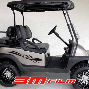 ホッパーストライプ E-z go ヤマハ クラブカー ゴルフカート 3M ビニールステッカー スポーツデカール カントリーキャンプ リフトカート ゴルフ