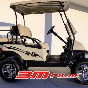 トラップ ストライプ E-z go ヤマハ クラブカー ゴルフカート 3M ビニールステッカー スポーツ デカール カントリー キャンプ リフトカート ゴルフ