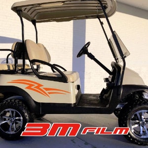 ブリーズストライプ E-Zゴーヤマハクラブカーゴルフカート3Mビニールステッカースポーツデカールカントリーキャンプリフトカートゴルフ