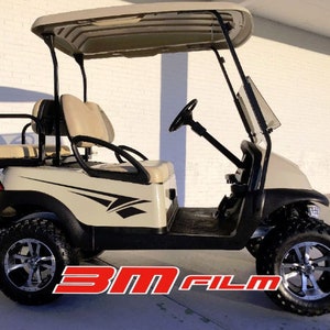 レイストライプ E-Z ゴー ヤマハ クラブカー ゴルフカート 3M ビニールステッカー スポーツデカール カントリーキャンプ リフトカート ゴルフ