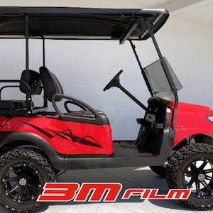 ストームストライプ E-Z ゴー ヤマハ クラブカー ゴルフカート 3M ビニールステッカー スポーツ デカール カントリー キャンプ