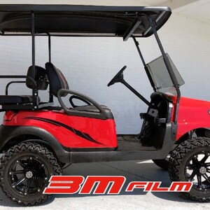 ウィスプ ストライプ E-z go ヤマハ クラブカー ゴルフカート 3M ビニールステッカー スポーツ デカール カントリー キャンプ