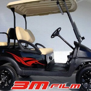ポピーストライプ E-z go ヤマハ クラブカー ゴルフカート 3M ビニールステッカー スポーツ デカール カントリー キャンプ