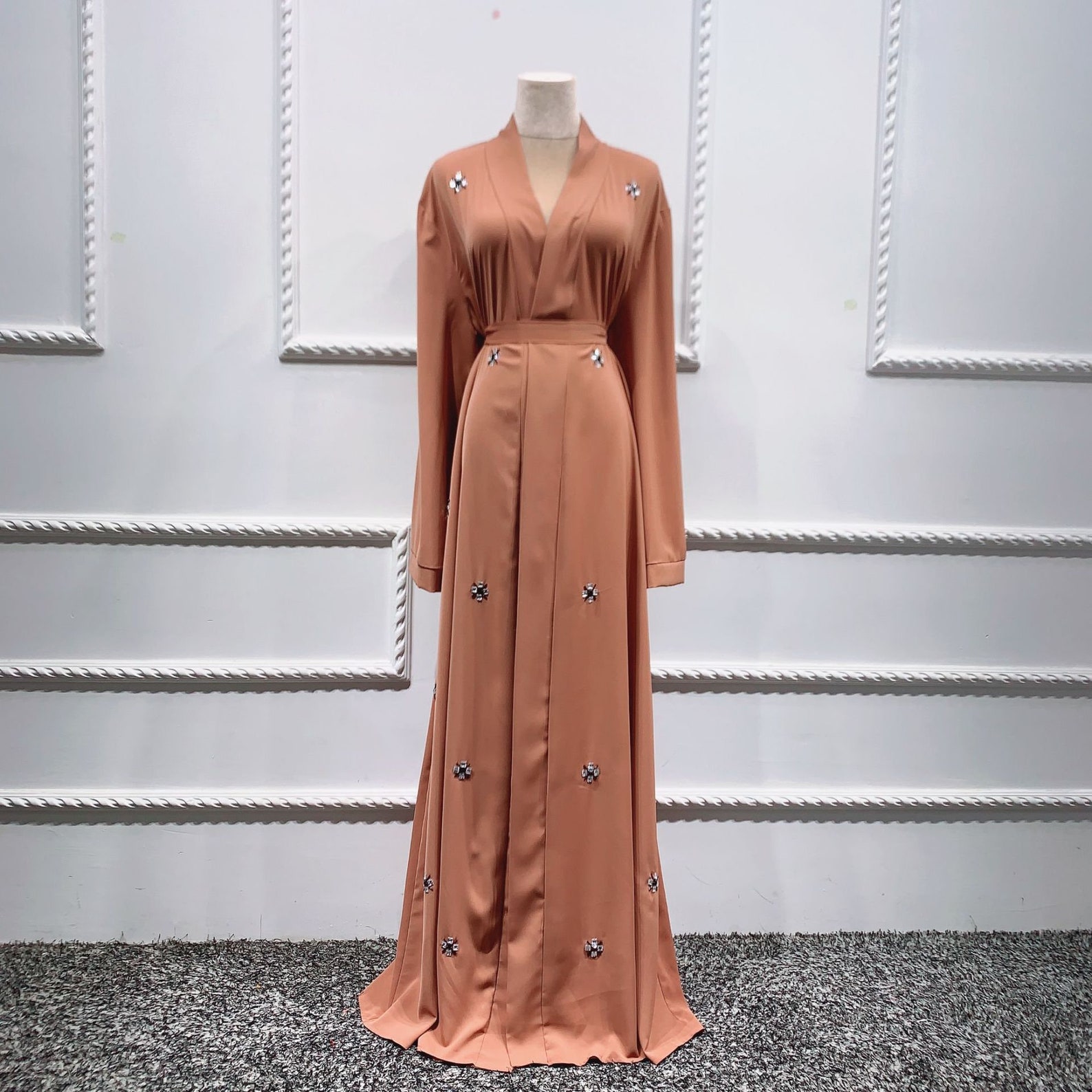 Arab Robe Flowy Cardigan Abaya Modest Clothing Open Abaya - Etsy