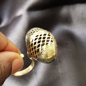 Adjustable Bronze Ring Ashanti / Ghana / West Africa