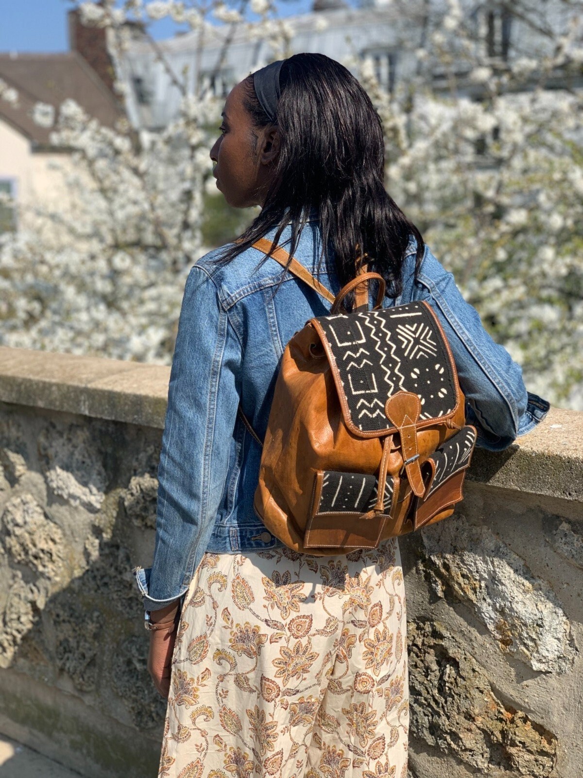African leather backpacks Clearance