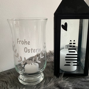 Sticker Aufkleber - WINDLICHT  FENSTER  -Frohe Ostern - Fensterbild