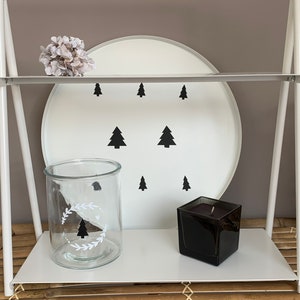 Sticker set Christmas tree A4 sheet lantern decoration winter Christmas sticker