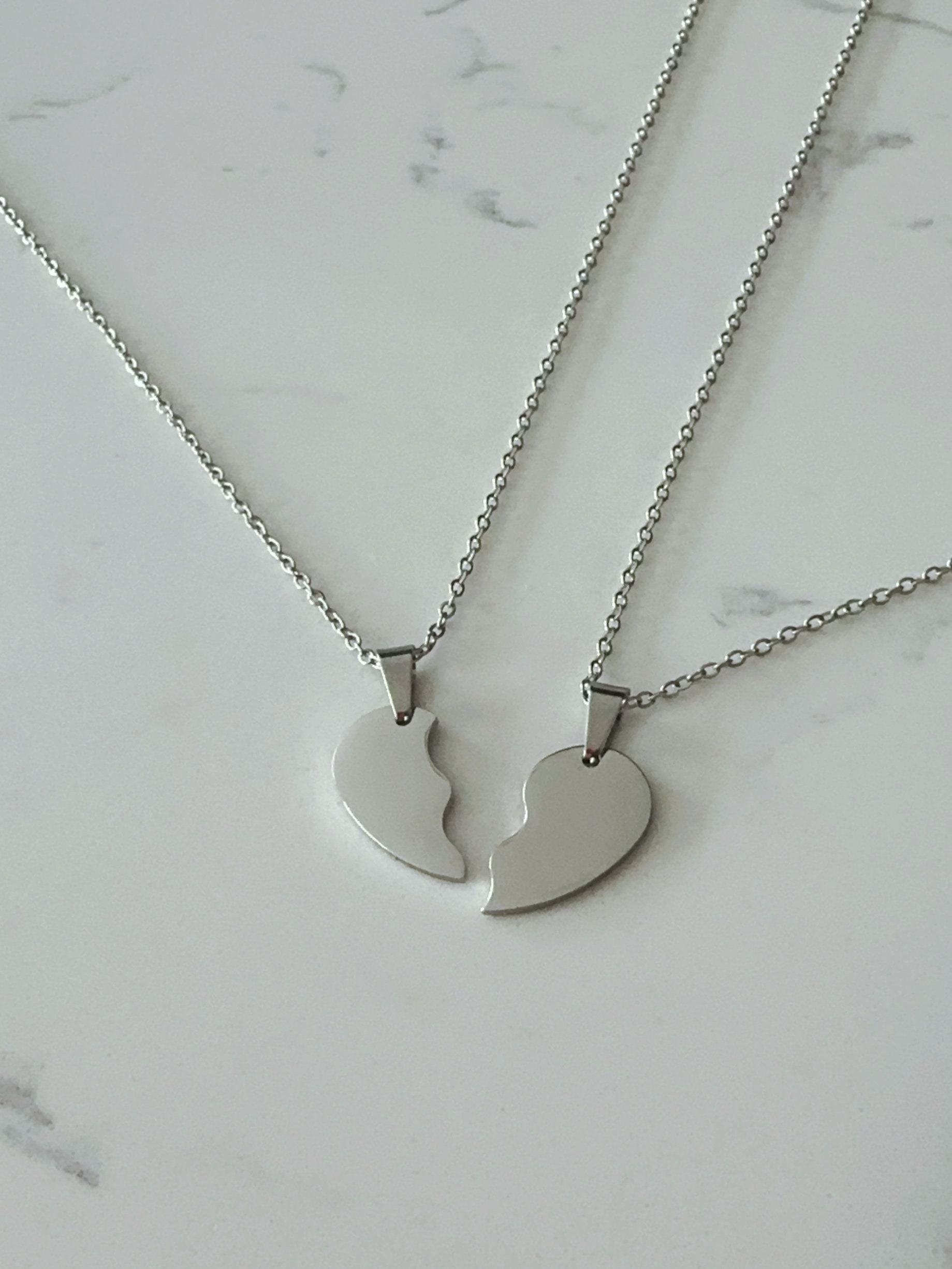 Half and half necklaces for couples sale