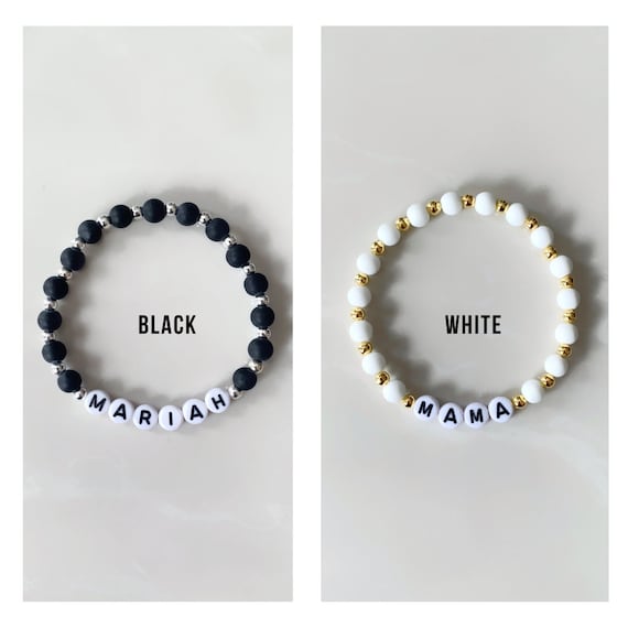 Matte onyx bead bracelet