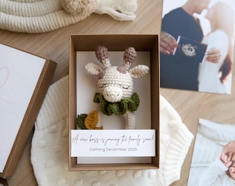 Pregnancy Announcement to husband, grandparents pregnancy announcement box, pregnancy reveal box, we are having a baby, pregnancy test box