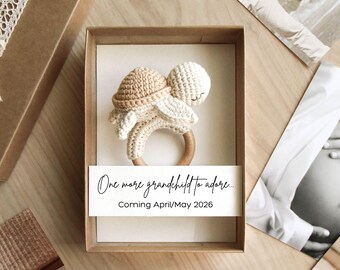 Pregnancy Announcement to grandparents, Baby announcement to husband, Pregnancy reveal