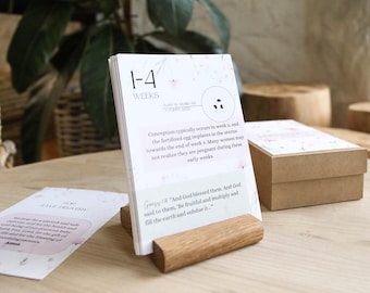 Pregnancy Prayer Cards - christian Pregnancy Gift expecting mom, Pregnancy Announcement gift Bible Cards, Christian Pregnancy Milestone card