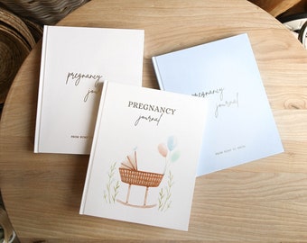 pregnancy book, my pregnancy journal first time mom, pregnancy present mom to be gift, weekly pregnancy journal, scrapbook newborn