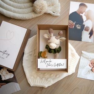 Godparent Proposal Box, Madrina proposal gift, Will you be my Godfather proposal box, Godmother Gift Box, Promoted to Godparent, Godfather