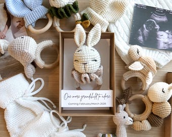 Pregnancy Announcement to grandparents, baby announcement box to husband, pregnancy reveal box  we are having a baby, pregnancy test box