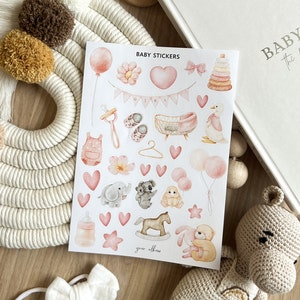 adesivi per neonati album, adesivi per baby shower anno del bambino, adesivi per gravidanza adesivi per neonati boho, adesivi per neonate libro per neonati