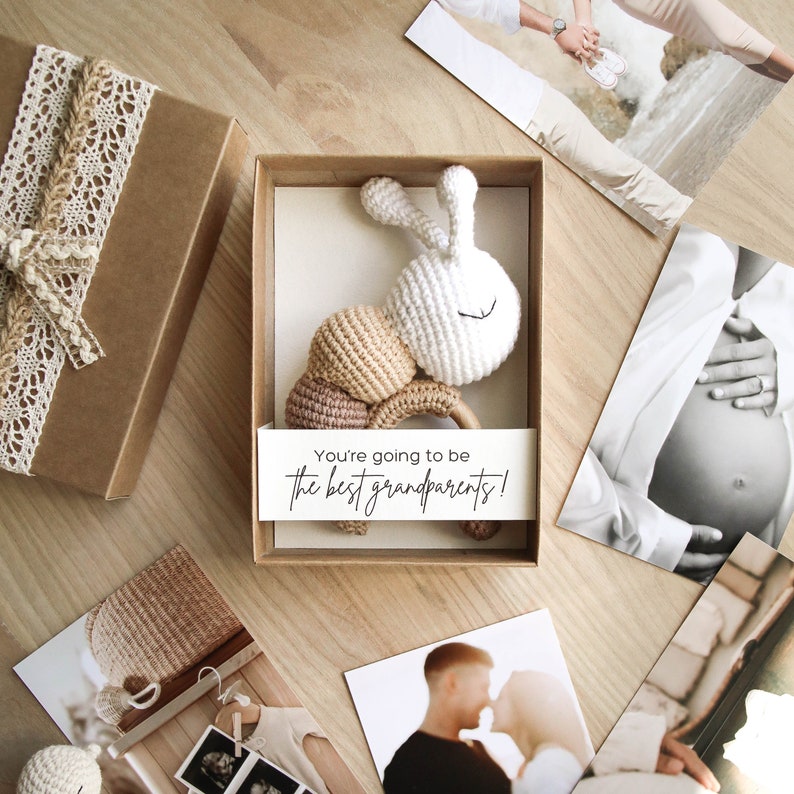pregnancy announcement to husband, baby announcement box to grandparents, pregnancy reveal box  we are having a baby, pregnancy test box