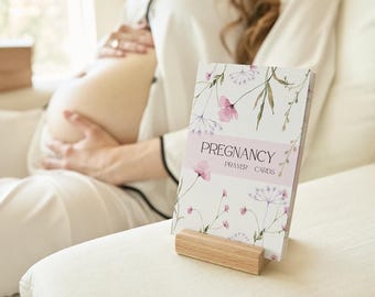 Pregnancy Prayer Cards - christian Pregnancy Gift expecting mom, Pregnancy Announcement gift Bible Cards