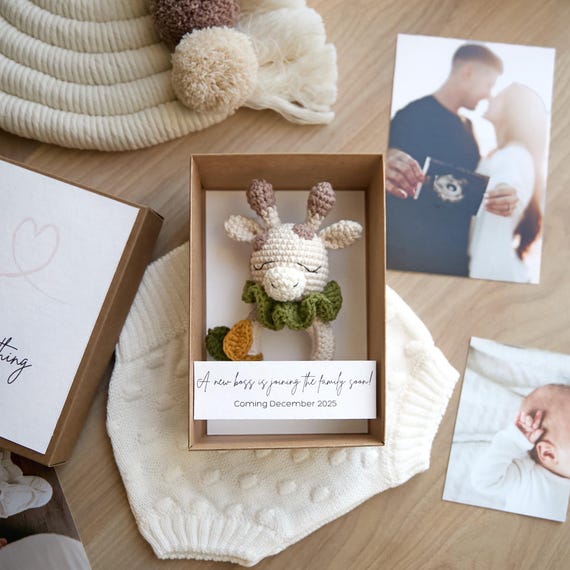 Pregnancy Announcement grandparents, Pregnancy reveal Baby Announcement Box