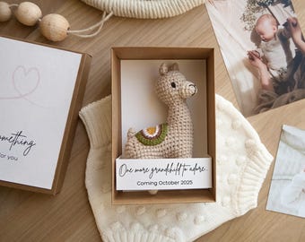 Pregnancy Announcement box to grandparents, baby announcement box to husband, pregnancy reveal box  we are having a baby, pregnancy test box