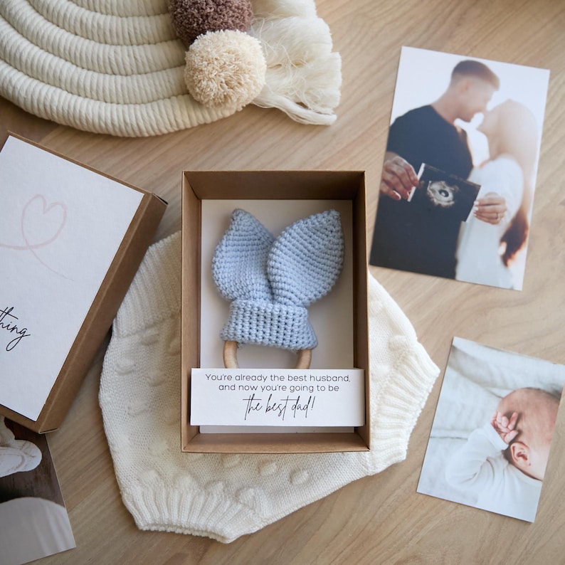 Pregnancy Announcement grandparents, Pregnancy reveal to grandparents to be, Baby Announcement Box to husband, Annonce grossesse