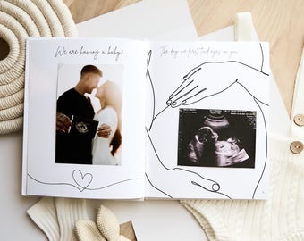 Pregnancy Journal, Expecting Mom Gift, Pregnancy Announcement Gift for first time moms Baby book